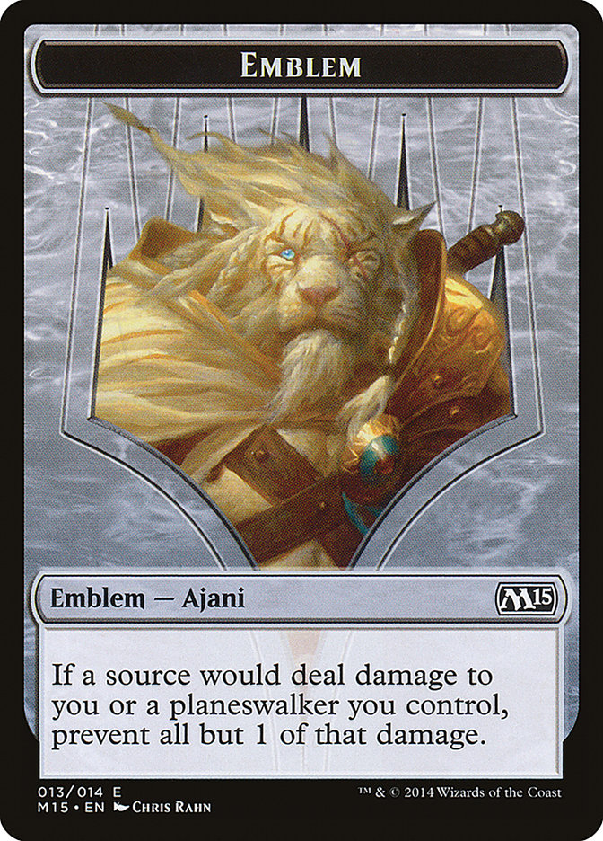 Emblem - Ajani Steadfast (13) [Magic 2015 (M15)]