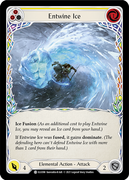 Entwine Ice (Yellow) (ELE098) [Tales of Aria]