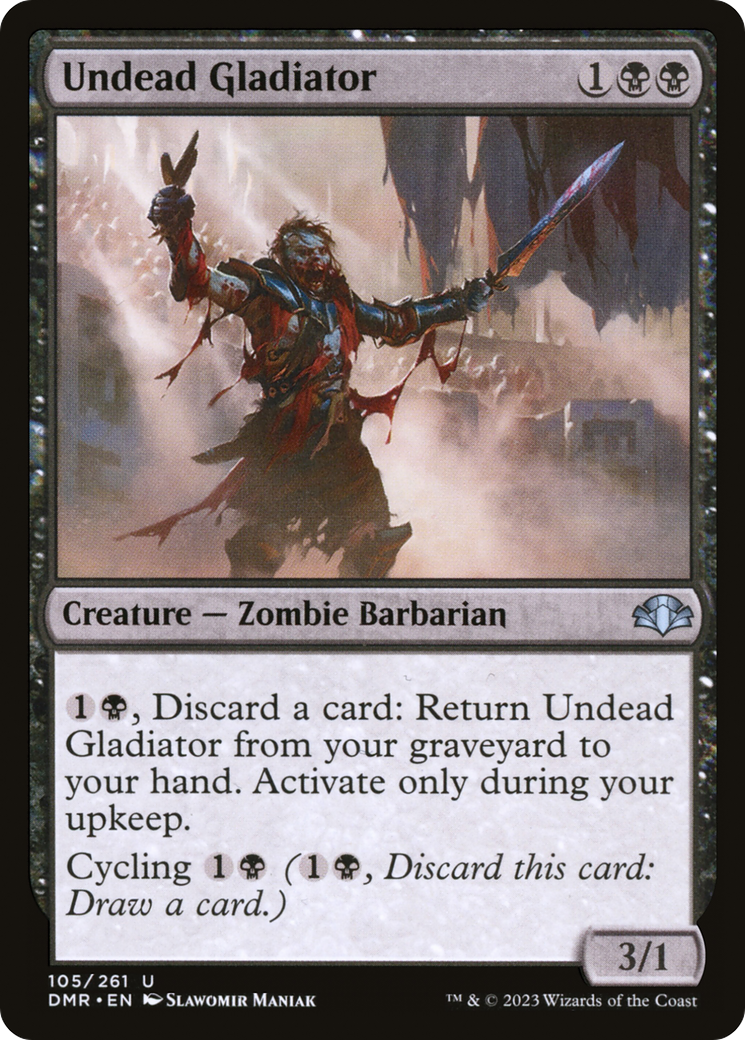 Undead Gladiator (105) [Dominaria Remastered]