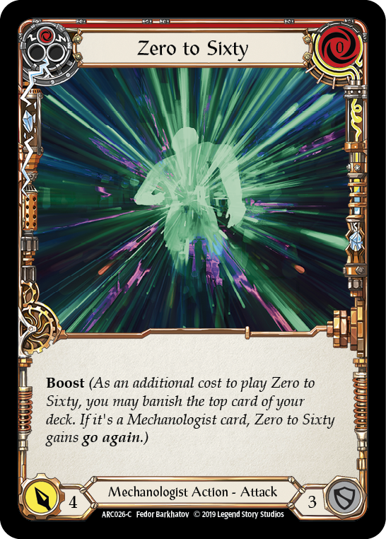 Zero to Sixty (Red) (ARC026) [Arcane Rising]