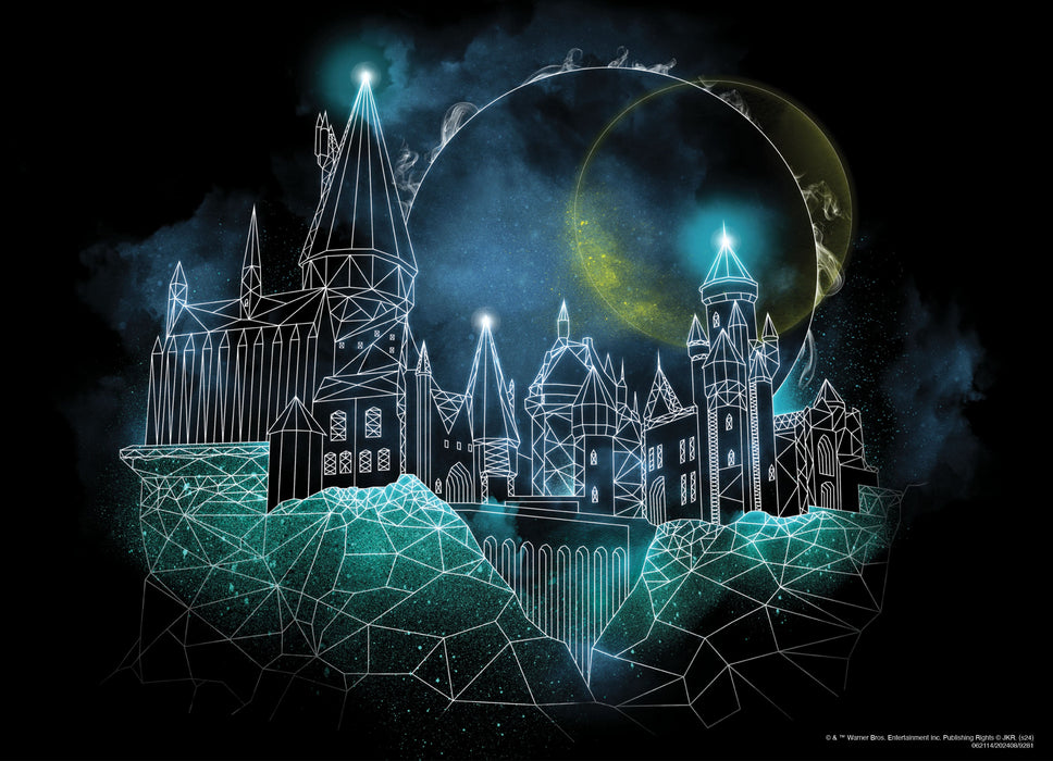 Harry Potter "Magic of Hogwarts" Glow-in-the-Dark 1,000 Piece Puzzle