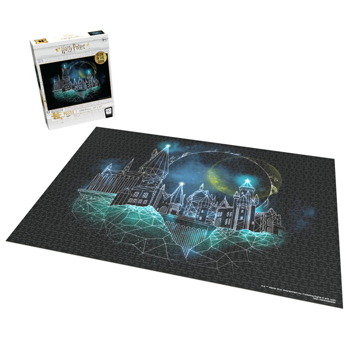 Harry Potter "Magic of Hogwarts" Glow-in-the-Dark 1,000 Piece Puzzle