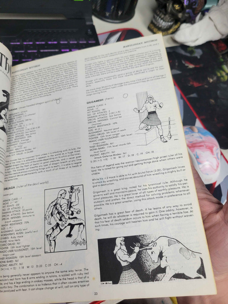 AD&D Deities & Demigods Cyclopedia (Used: Fair)