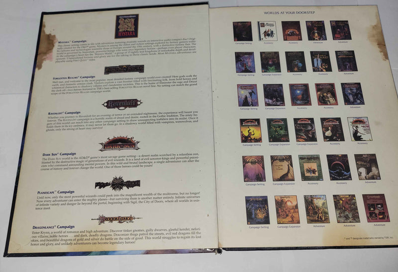 AD&D 2nd Edition Dungeon Master’s Guide (Used: Poor - Fair)