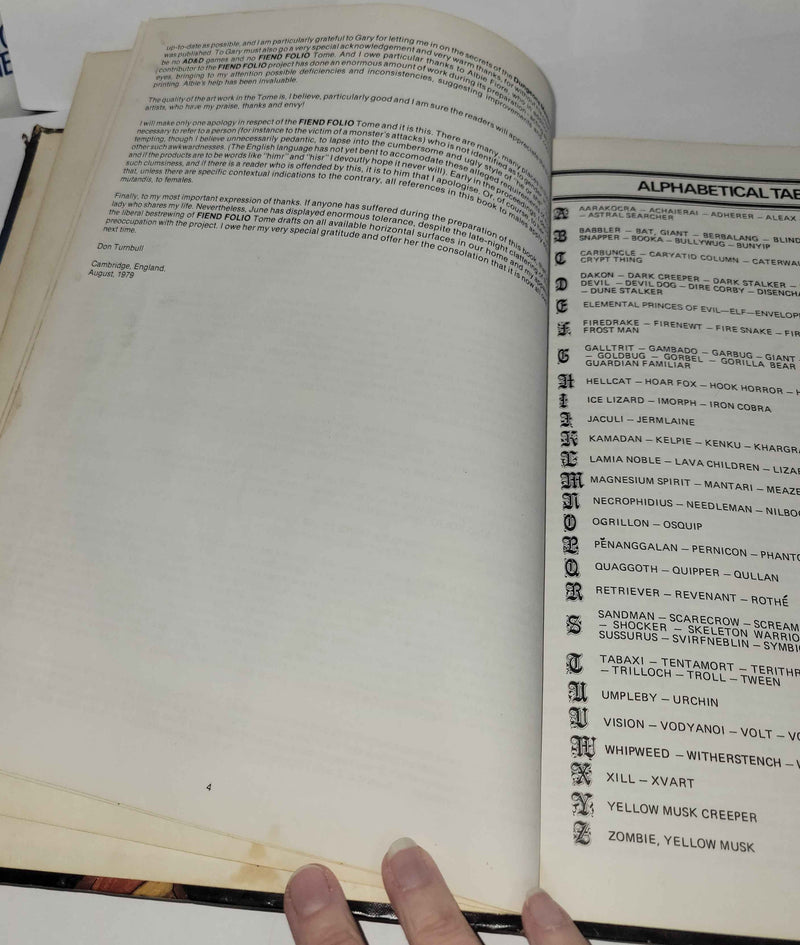 Fiend Folio, AD&D First Edition (Used: Fair - Fair Minus)
