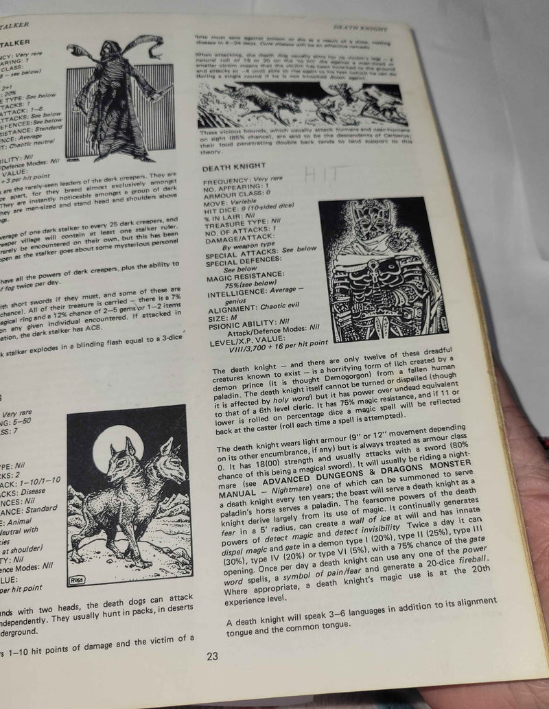 Fiend Folio, AD&D First Edition (Used: Fair - Fair Minus)