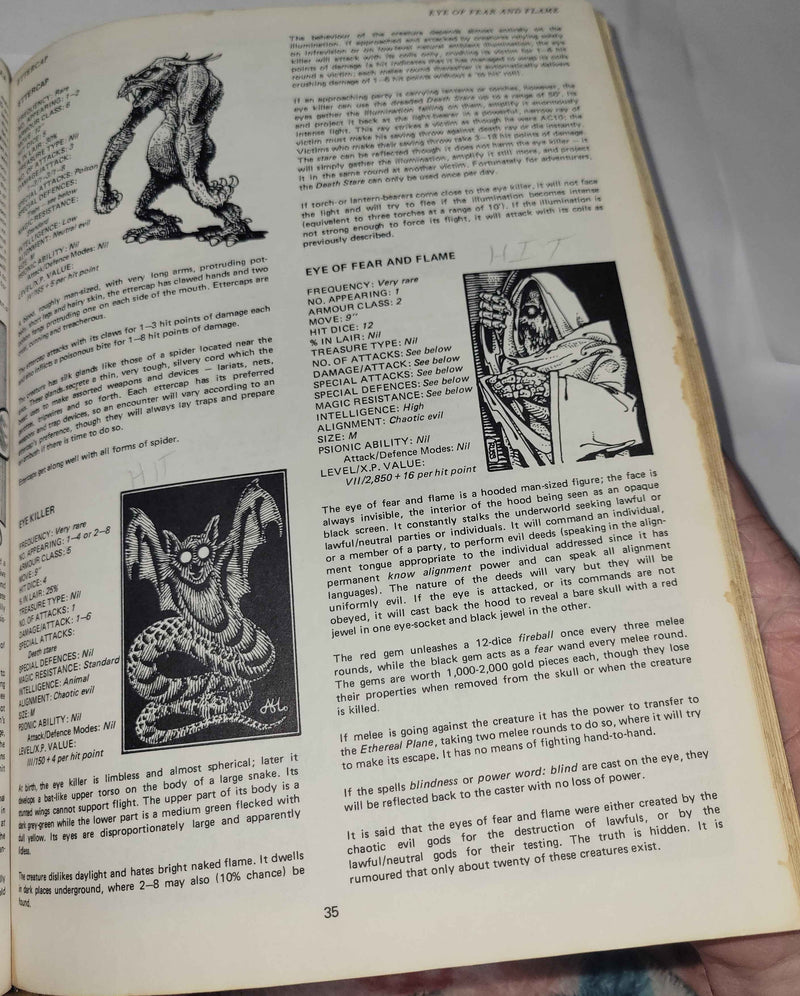 Fiend Folio, AD&D First Edition (Used: Fair - Fair Minus)