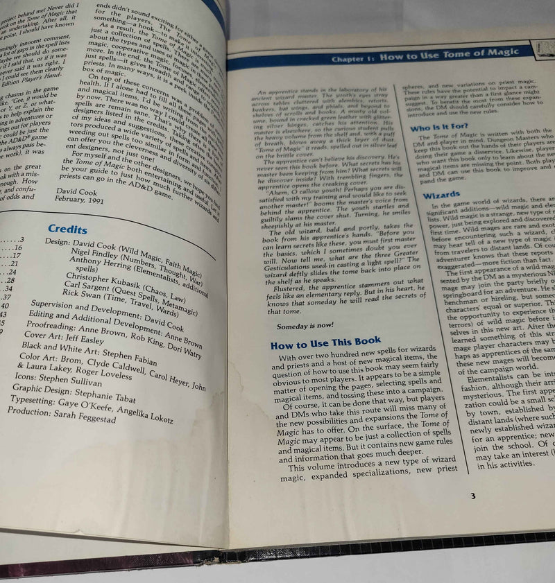 AD&D 2nd Edition: Tome of Magic (Poor/Damaged)