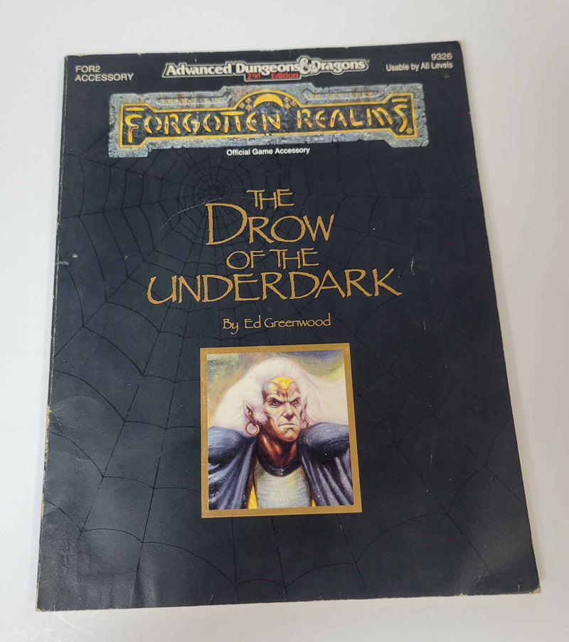 AD&D 2E: Forgotten Realms - The Drow of the Underdark (Used - Poor)