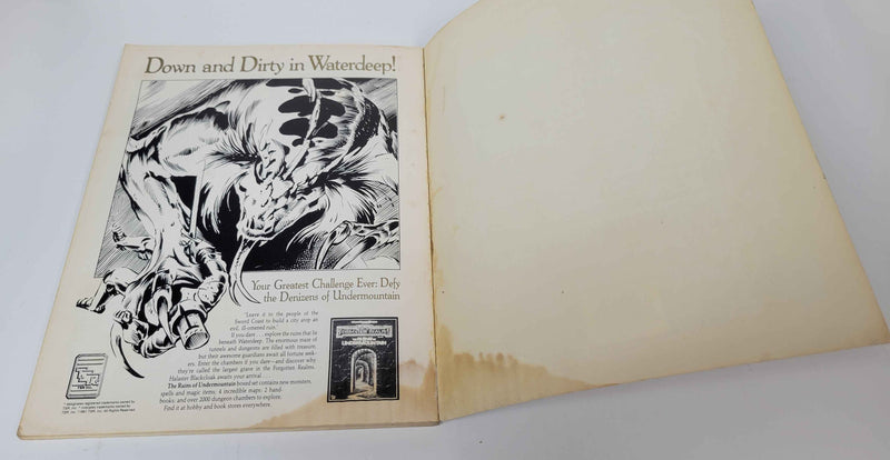 AD&D 2E: Forgotten Realms - The Drow of the Underdark (Used - Poor)
