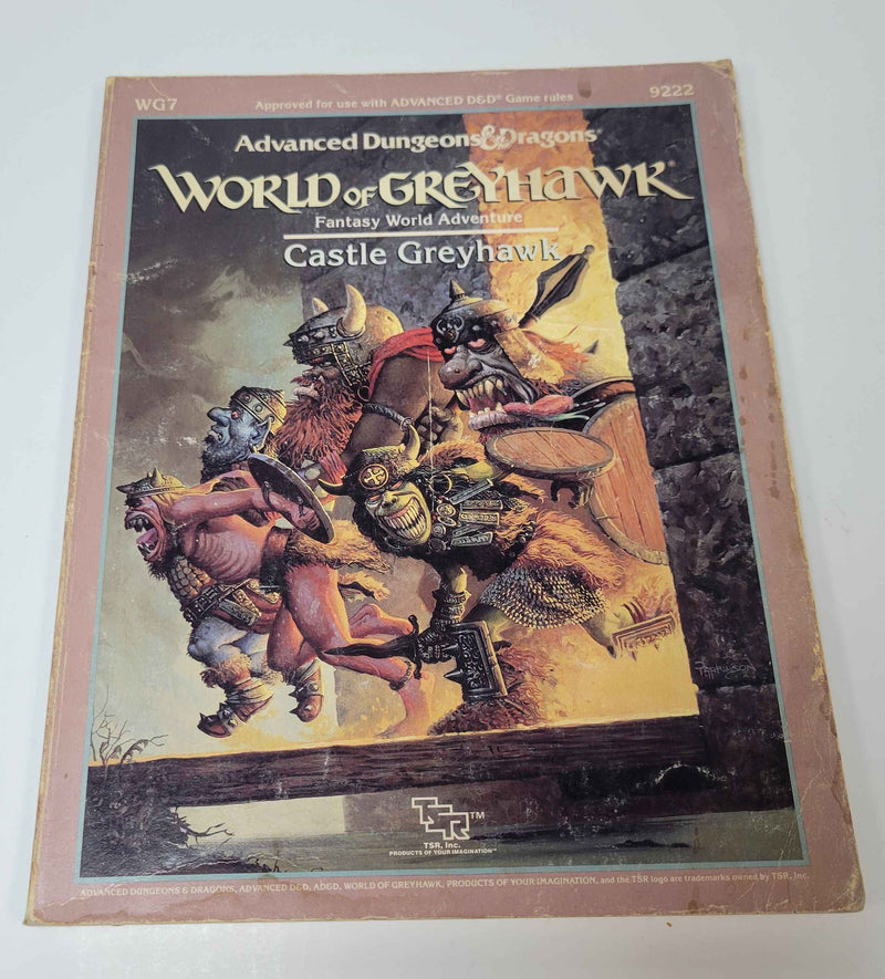 WG7 Castle Greyhawk – World of Greyhawk Adventure (Used: Fair-Poor)