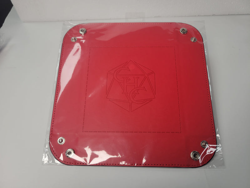 Square Dice Tray - Red