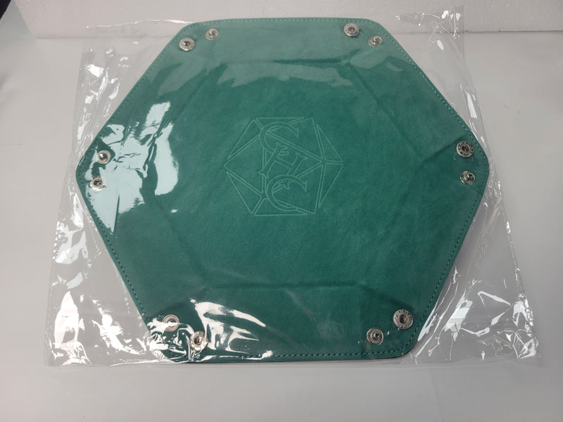 Hexagon Dice Tray - Teal