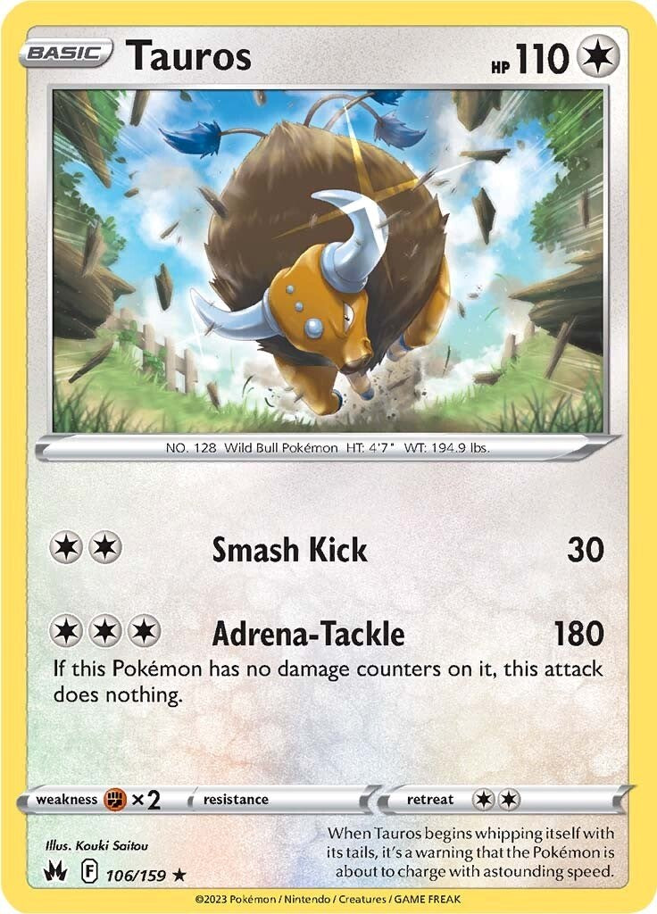 Tauros (106/159) [SWSH: Crown Zenith]