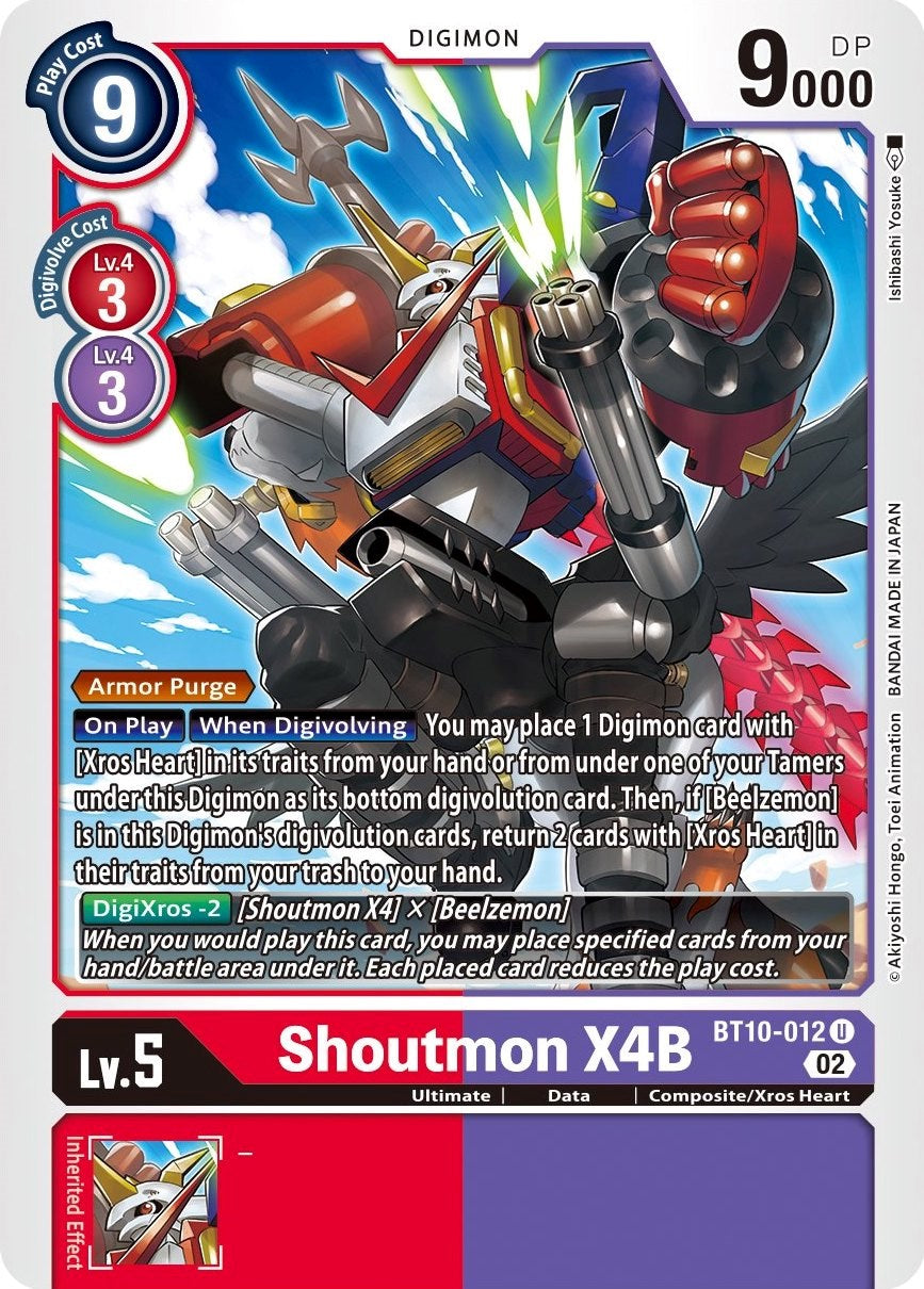 Shoutmon X4B [BT10-012] [Xros Encounter] — Darkhold Games