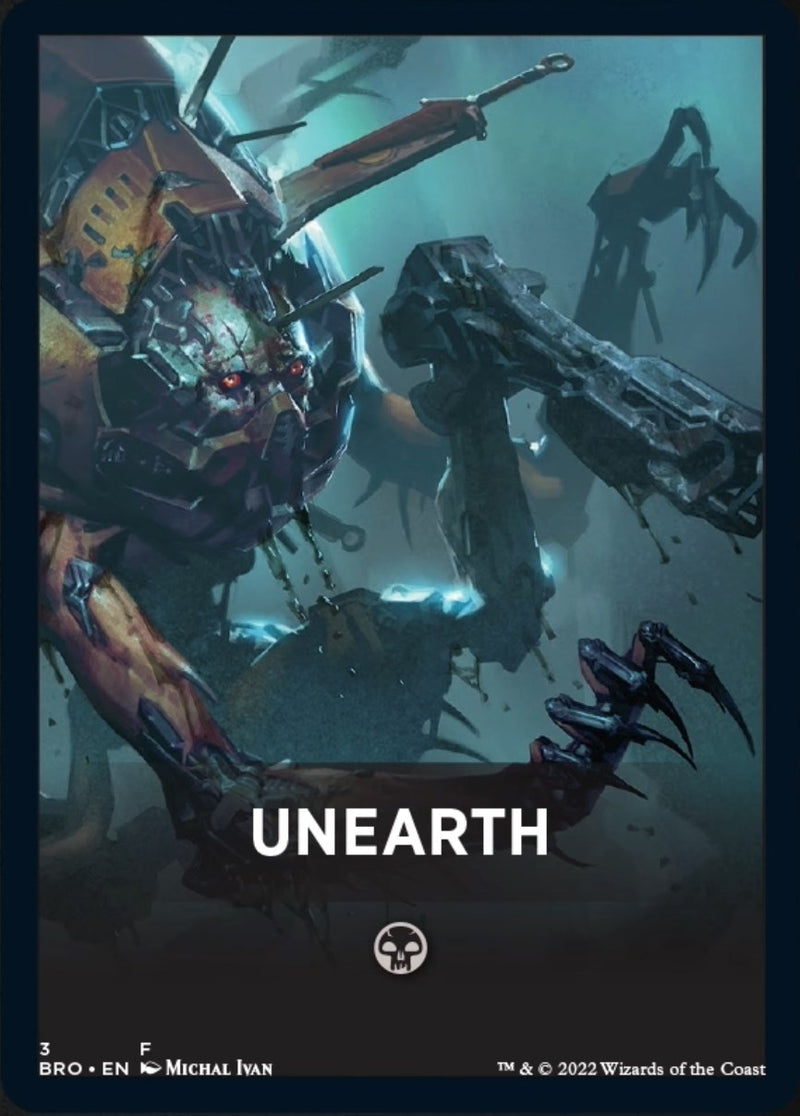 Unearth Theme Card (3) [The Brothers' War]