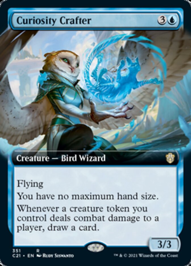 Curiosity Crafter (Extended Art) (351) [Commander 2021]