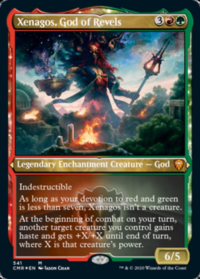 Xenagos, God of Revels (Foil Etched) (541) [Commander Legends]