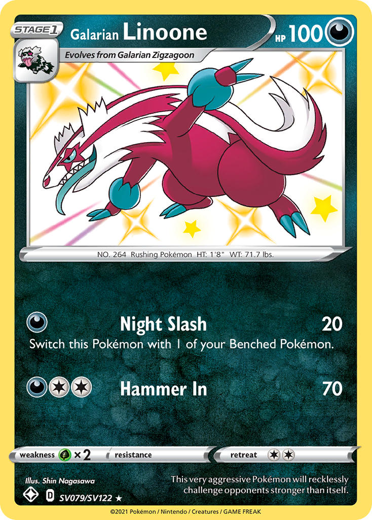 Galarian Linoone (SV079/SV122) [Shining Fates: Shiny Vault]