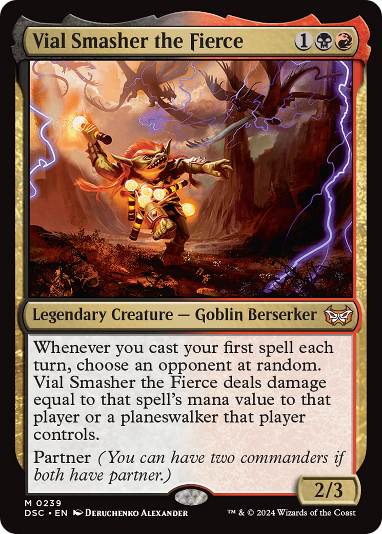 Vial Smasher the Fierce (239) [Commander: Duskmourn: House of Horror]