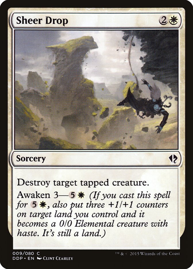 Sheer Drop (9) [Duel Decks: Zendikar vs. Eldrazi]