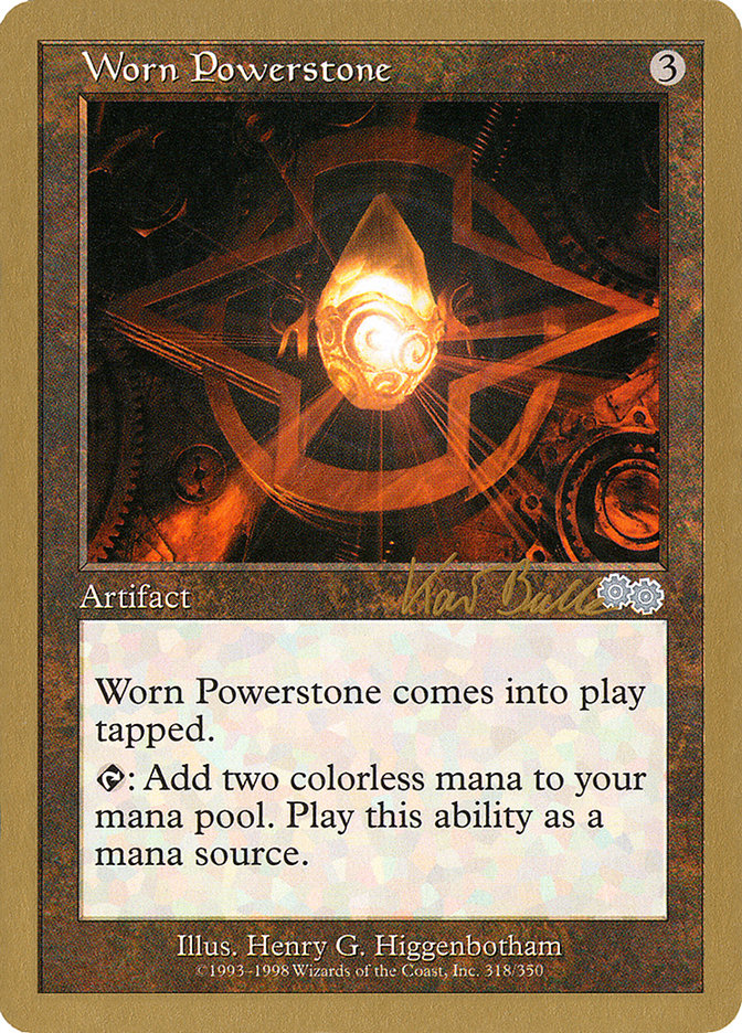 Worn Powerstone - 1999 Kai Budde (USG) [World Championship Decks]