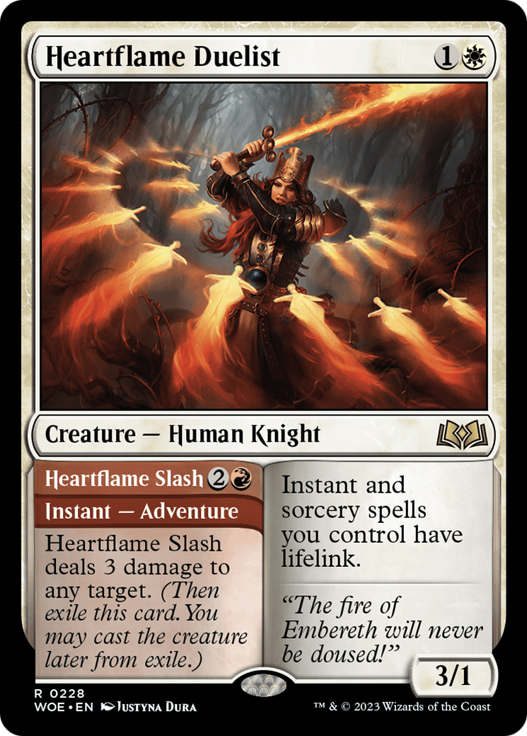 Heartflame Duelist (228) [Wilds of Eldraine]