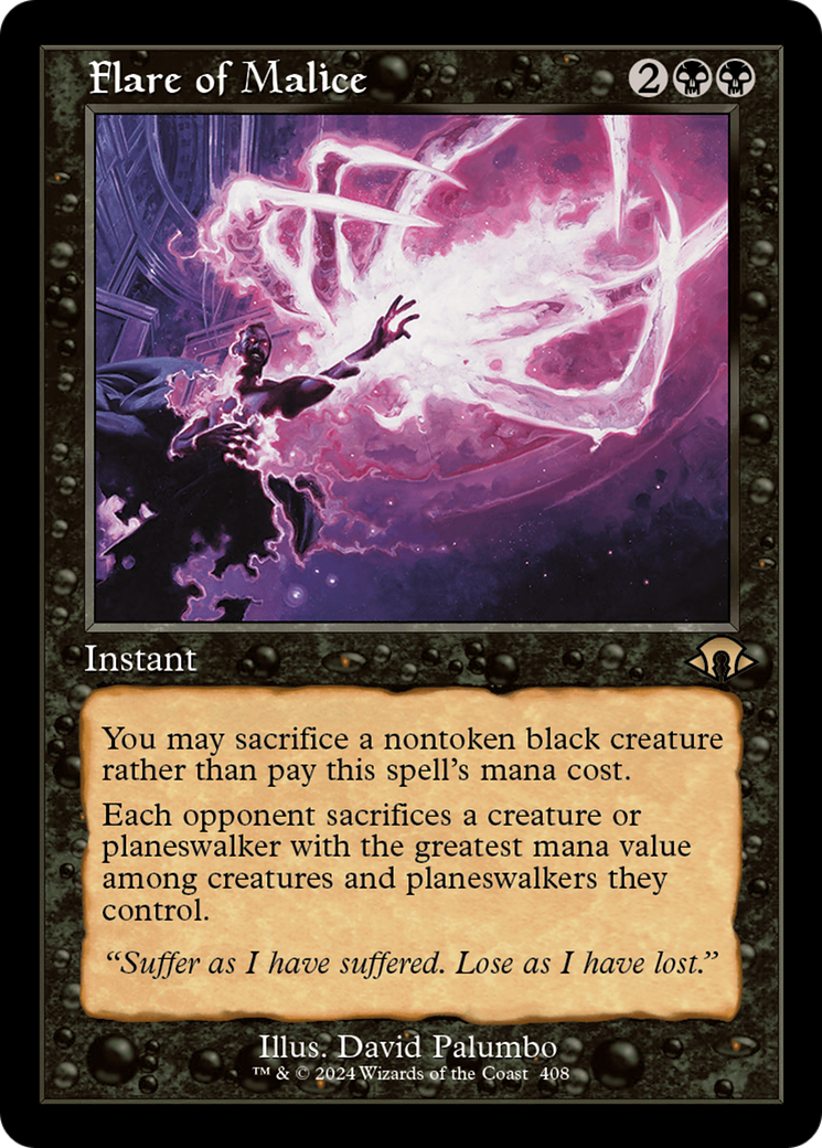Flare of Malice (Retro Frame) (408) [Modern Horizons 3]
