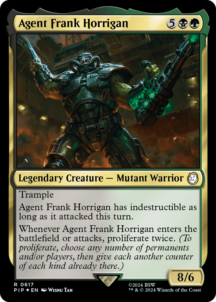 Agent Frank Horrigan (Surge Foil) (617) [Universes Beyond: Fallout]