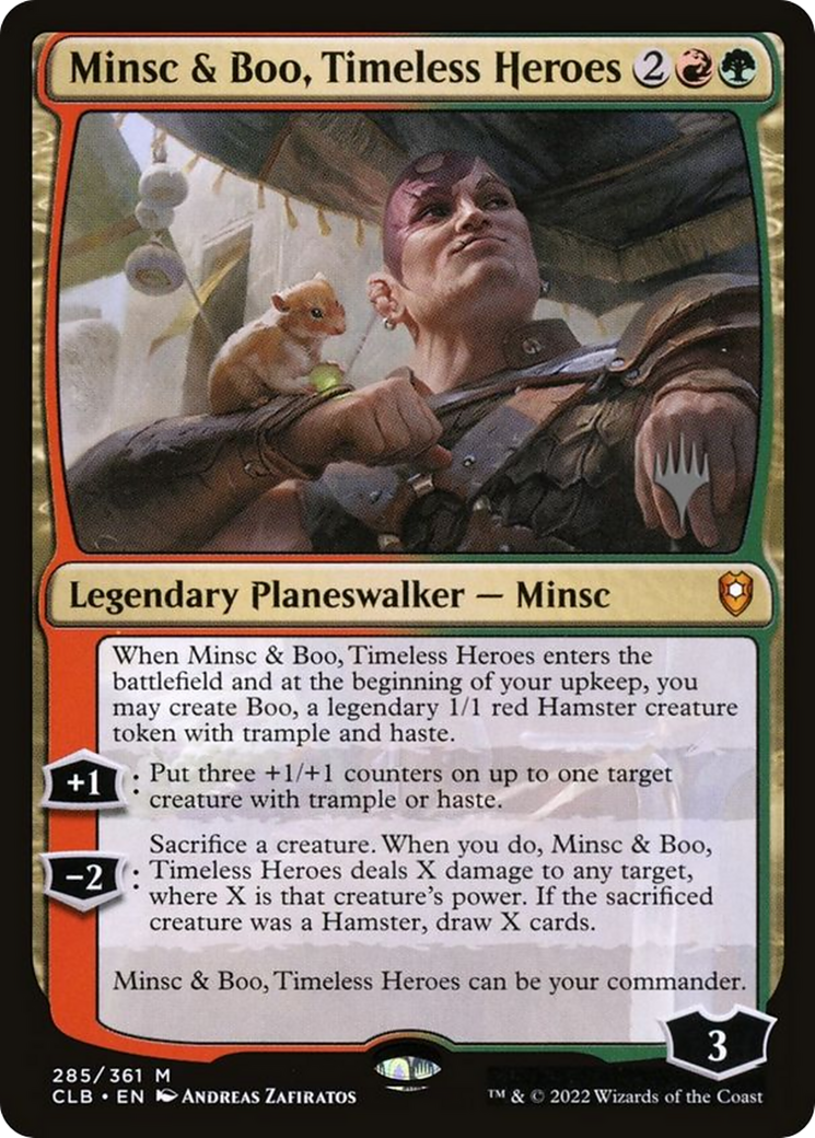 Minsc & Boo, Timeless Heroes (285) [Promo Pack: The Lost Caverns of Ixalan]