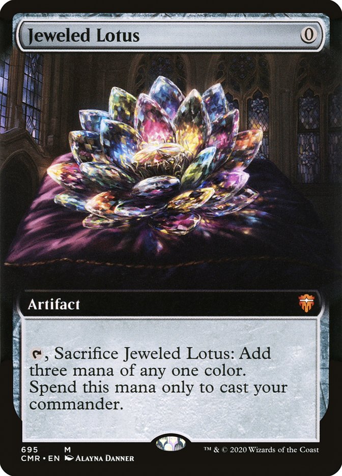 Jeweled Lotus (Extended Art) (695) [Commander Legends]
