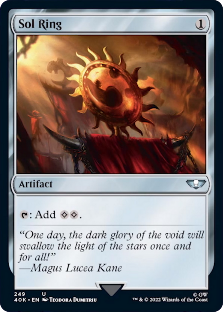 Sol Ring (249) (Surge Foil) (249) [Universes Beyond: Warhammer 40,000]