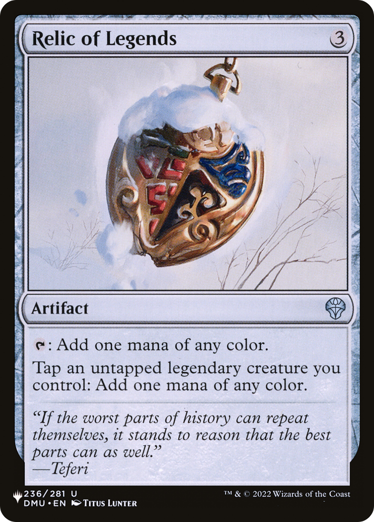 Relic of Legends (236/281) [The List Reprints]
