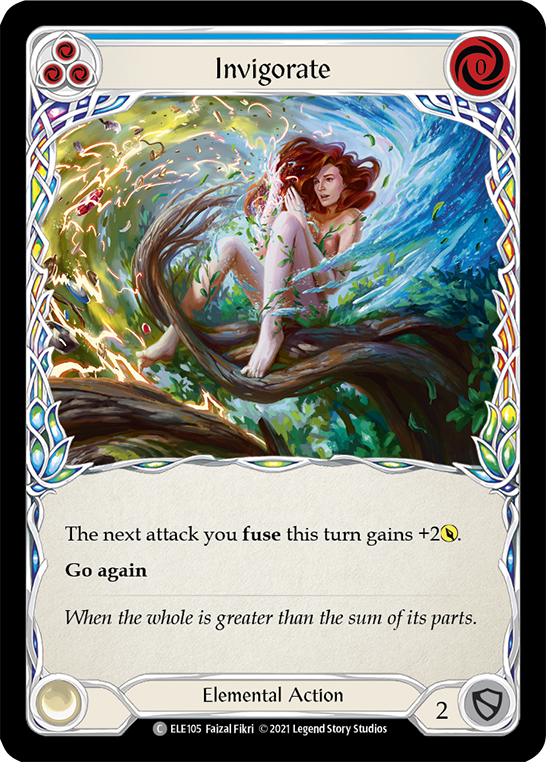 Invigorate (Blue) (ELE105) [Tales of Aria]