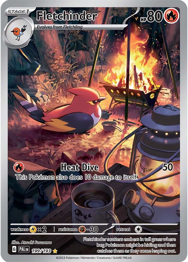 Fletchinder (199/193) [SV02: Paldea Evolved]