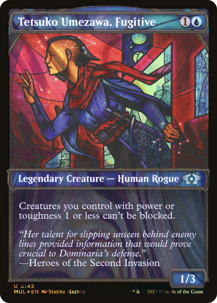 Tetsuko Umezawa, Fugitive (Halo Foil) (142) [March of the Machine: Multiverse Legends]