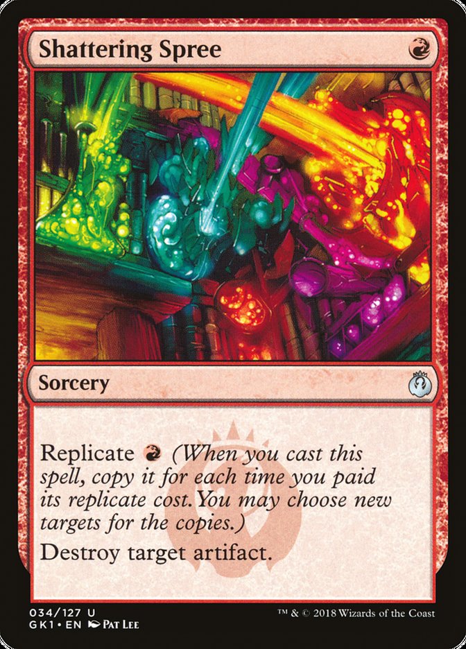 Shattering Spree (34) [Guilds of Ravnica: Guild Kits]