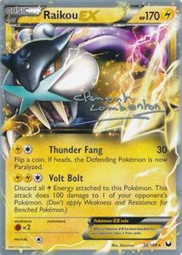 Raikou EX - 2013 (Clement Lamberton) (38/108) [World Championship Decks]