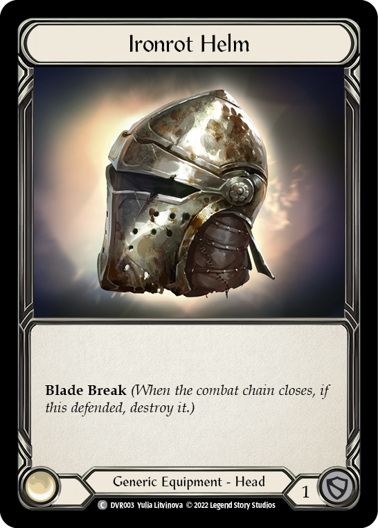 Ironrot Helm (DVR003) [Classic Battles: Rhinar vs Dorinthea]