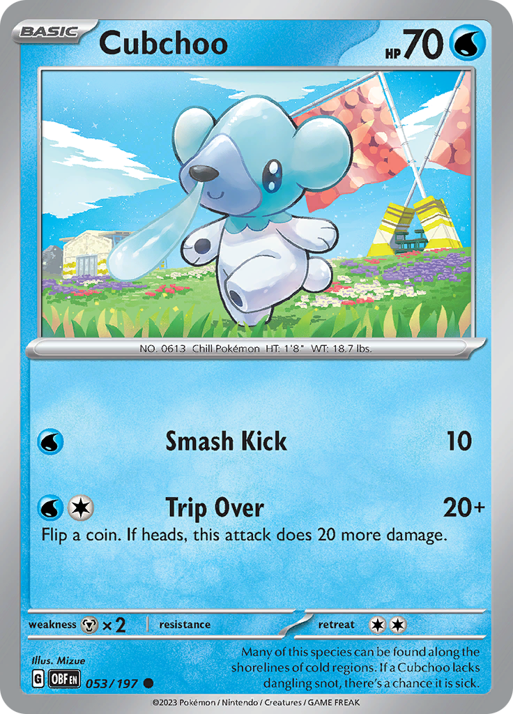 Cubchoo (053/197) [SV03: Obsidian Flames]