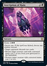 Inscription of Ruin (Promo Pack) [Zendikar Rising Promos]