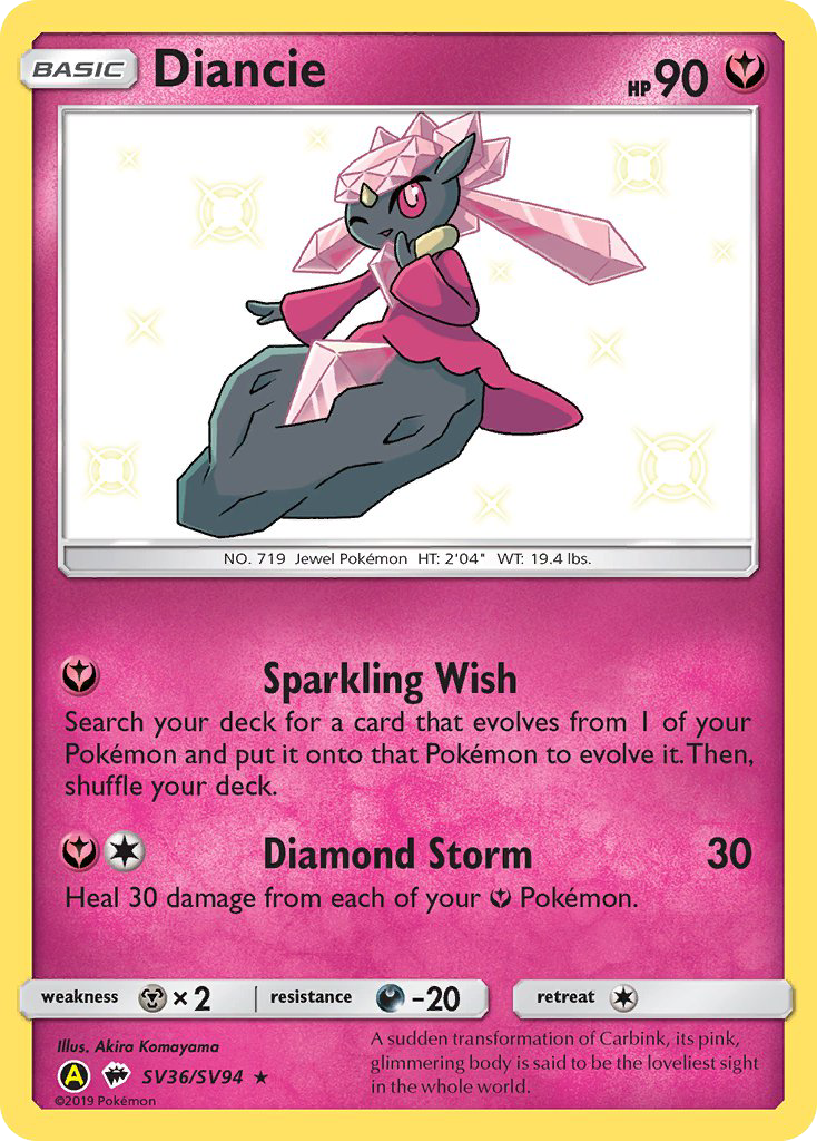 Diancie (SV36/SV94) [Hidden Fates: Shiny Vault]