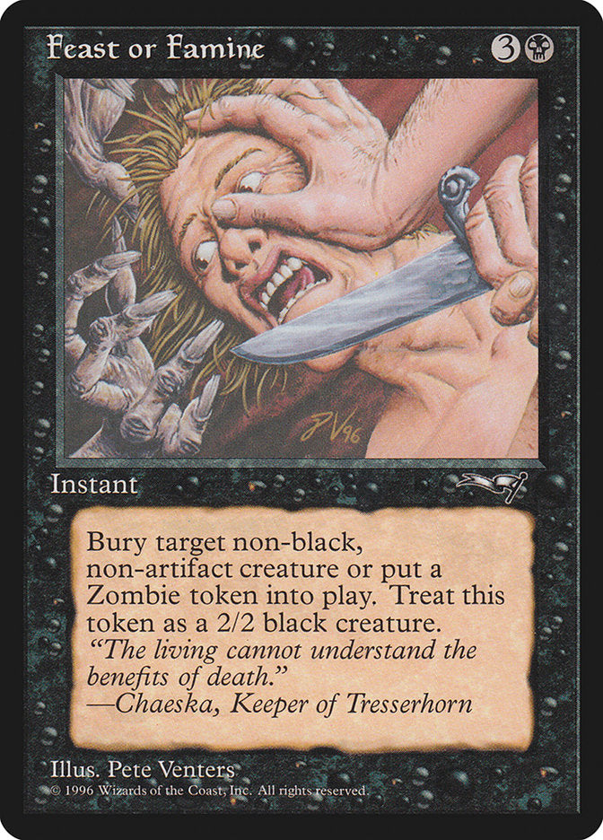 Feast or Famine (Falling into Pit) (9) [Alliances]