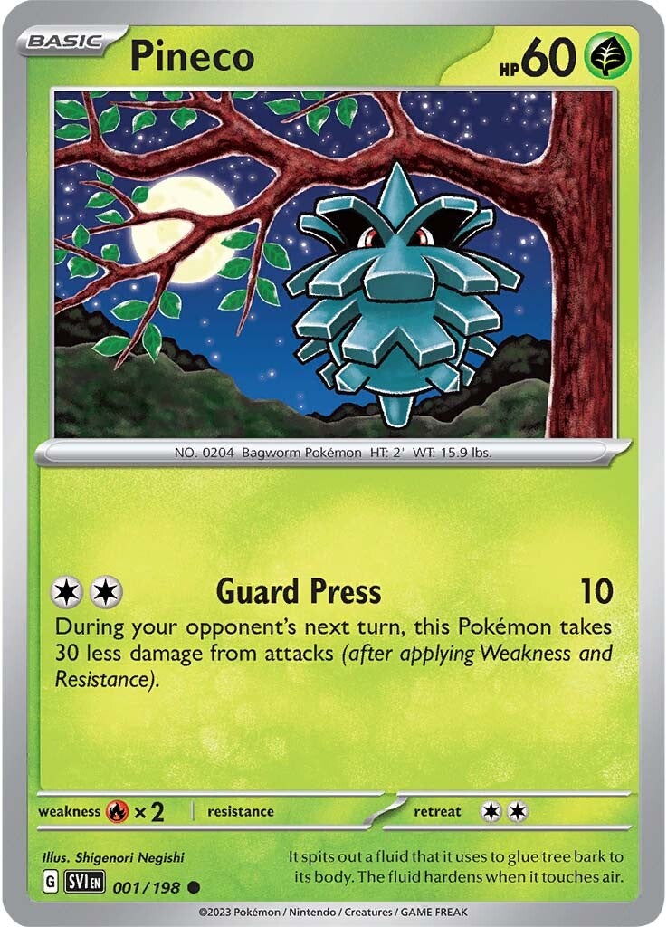 Pineco (001/198) [SV01: Scarlet & Violet Base Set]
