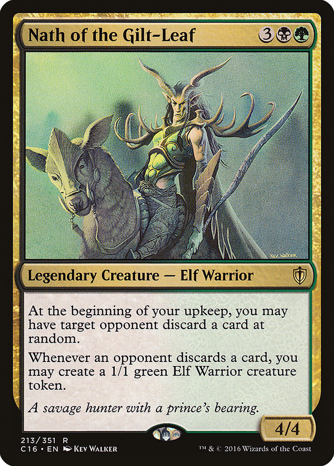 Nath of the Gilt-Leaf (213) [Commander 2016]
