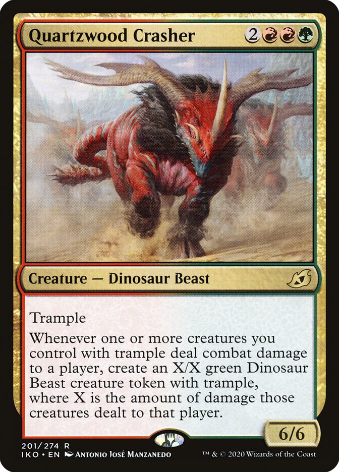 Quartzwood Crasher (201) [Ikoria: Lair of Behemoths]