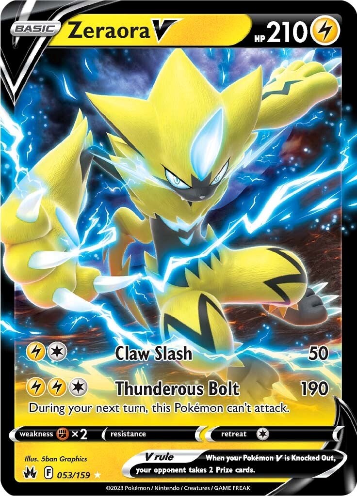 Zeraora V (053/159) [SWSH: Crown Zenith]