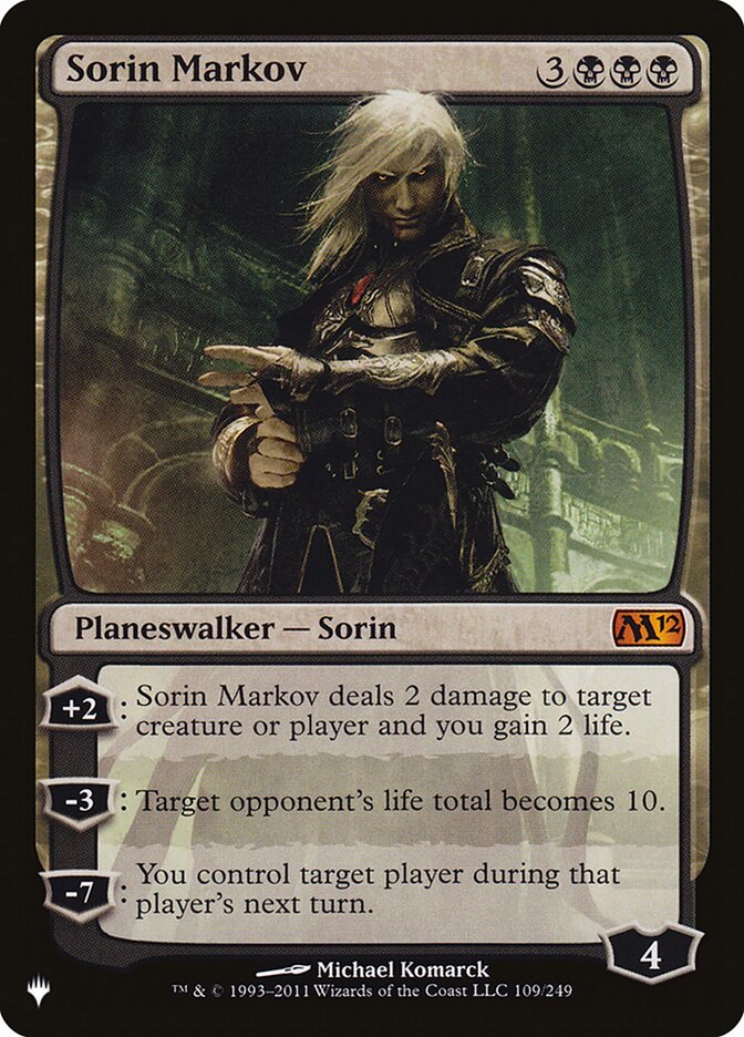 Sorin Markov (M12) (109/249) [The List Reprints]