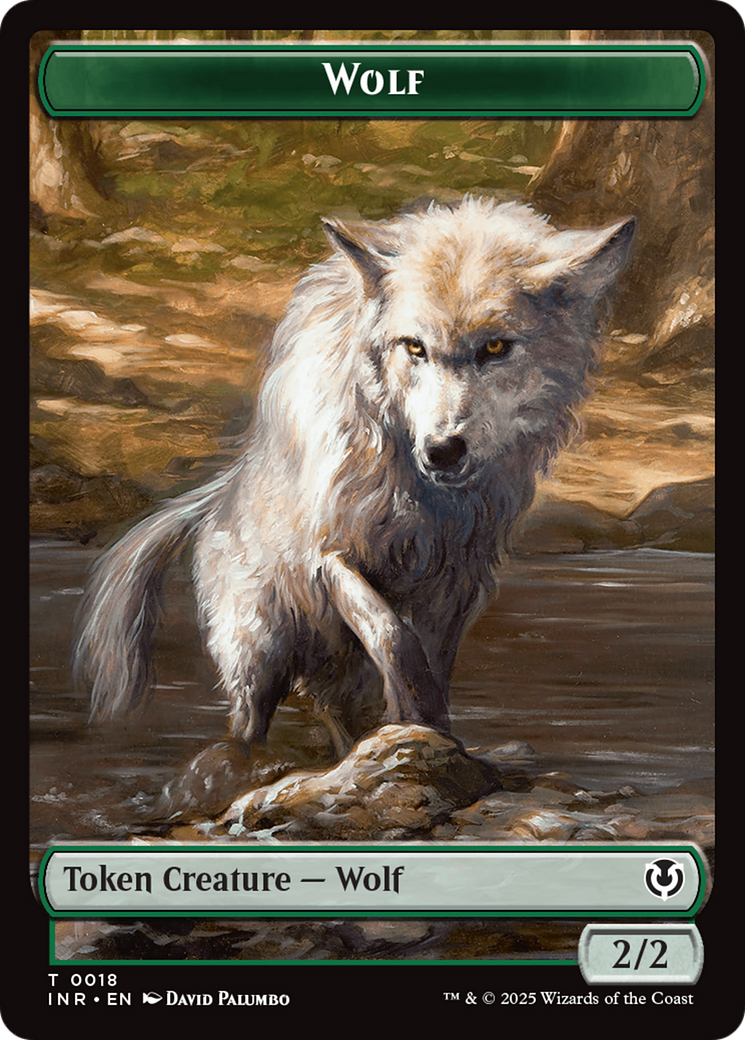 Wolf (0009) // Wolf (0018) Double-Sided Token (9 // 18) [Innistrad Remastered]