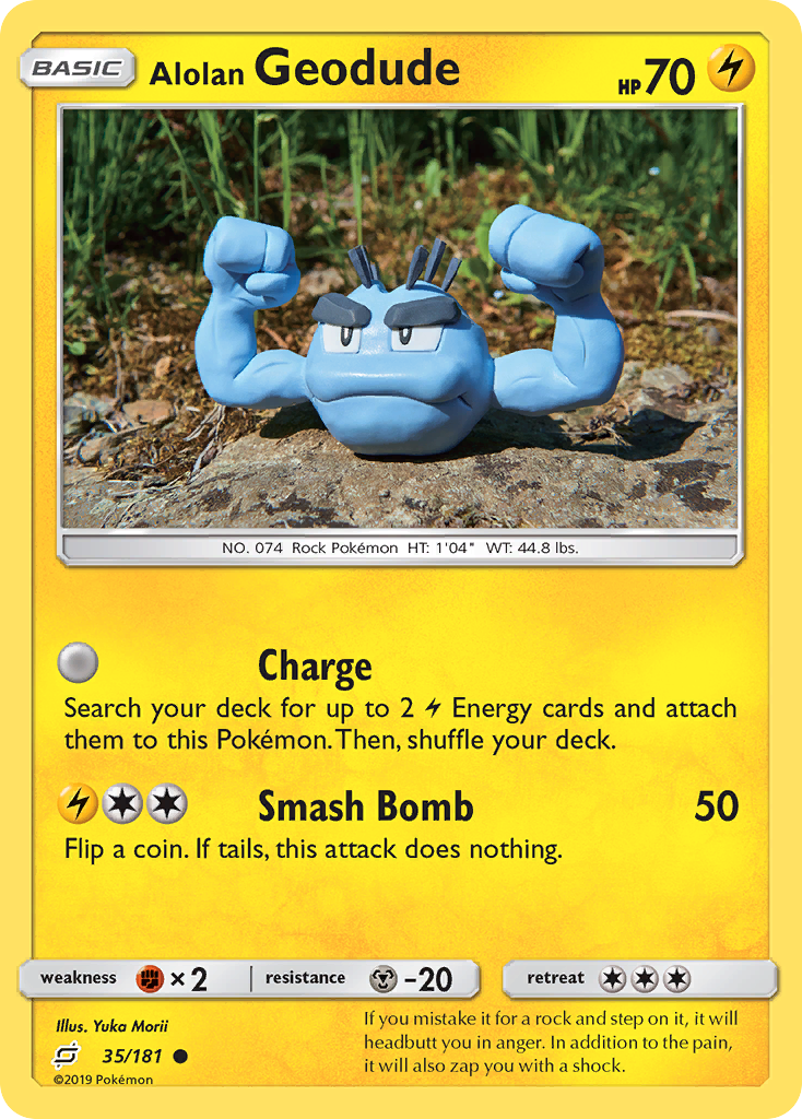 Alolan Geodude (35) (35/181) [SM - Team Up]